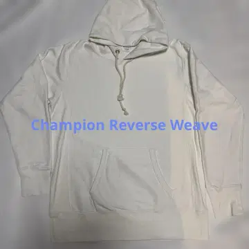 Champion Reverse Weave 후드티 XL 화이트