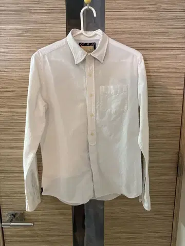 417 EDIFICE 화이트 버튼 다운 셔츠 M 사이즈
