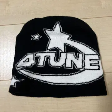 4TUNE 비니 블랙 스트릿 y2k