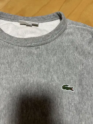 LACOSTE 그레이 긴팔 트레이닝복 US S 라코스테
