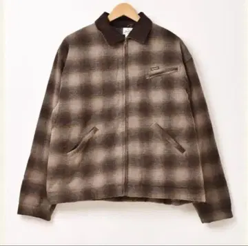 Backers 브라운 체크 자켓