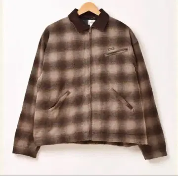 Backers 브라운 체크 자켓