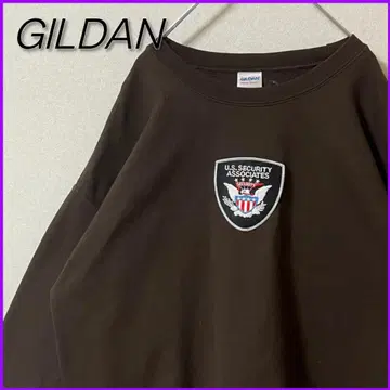 [ 레어 ] GILDAN 길단 US 기업 와펜 로고 맨투맨