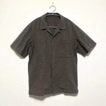 theory 띠어리 반팔 셔츠 체크