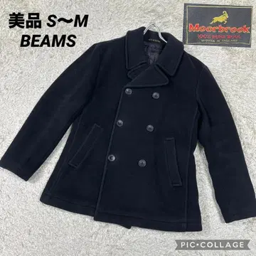 [ 새상품급 ] BEAMS 무어 브룩 P 코트 퀼팅 S~M 블랙