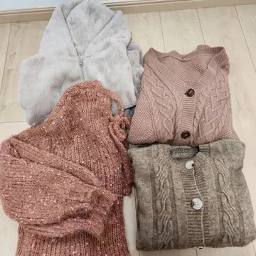 여성용 가디건, 아우터 세트