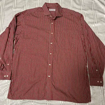 필아필 드레스 셔츠 체크 프랑스제