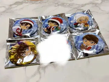 명탐정 코난 코난 퍼즐  경찰학교 캔뱃지 산타 크리스마스