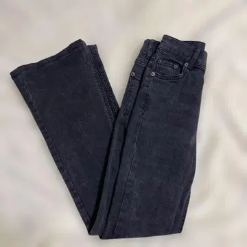 풀앤베어 다크 그레이 플레어 데님 XS