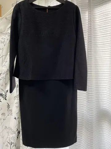 새상품급 라토타리테 원피스 셋업풍 블랙 포멀