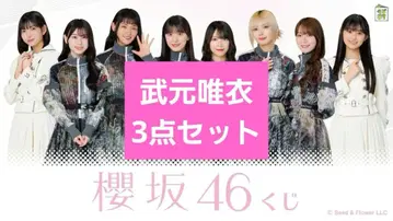 사쿠라자카46 복권 타케모토 유이 아크릴 스탠드 클리어 파일 케이블 클립