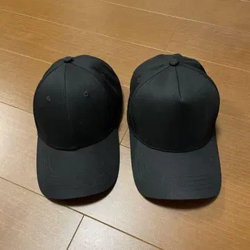 머리가 큰 사람을 위한 블랙 야구 모자 2개 세트