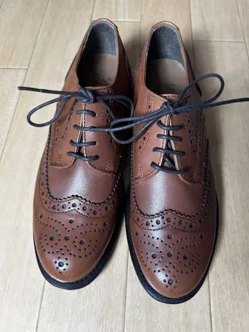 Marie Louise 천연 가죽 윙팁 레더 슈즈 23.5cm 상당