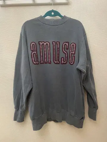 MOUSSY 그레이 트레이닝복 amuese 자수