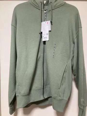 유니클로 JW 앤더슨 맨투맨 오버 사이즈 풀 집업 후드티