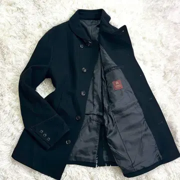 캐시미어 혼방 다케오 키쿠치 비즈니스 마린 코트 블랙 2XL 상당