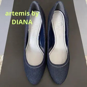 새상품급 아르테미스 by 다이애나 데님 펌프스 23.5cm