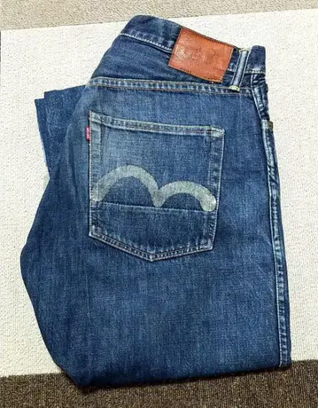 evisu 32 x 35 no3 2001 갈매기 페인트
