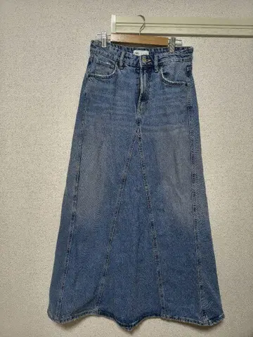 자라 롱 데님 스커트