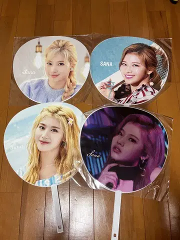TWICE SANA 부채 4개 세트