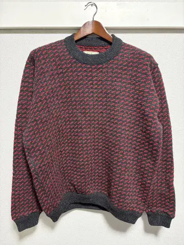 80s L.L.Bean X-Large 버즈아이 니트