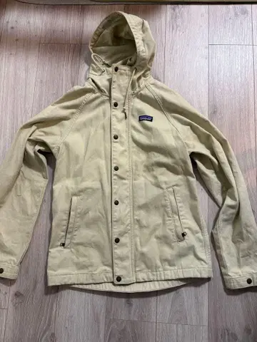 patagonia 후드 부착 베이지 마운틴 후드티