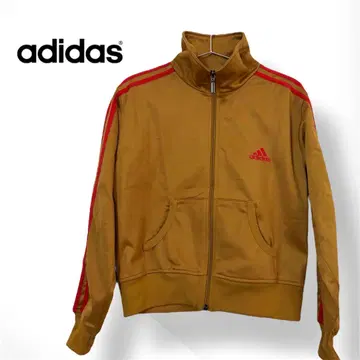 새상품급 adidas 트랙 자켓 머스타드 레드 구제 의류