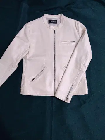 천연 가죽 가죽 자켓 남성용 램 가죽 Filomo 경량 아이보리