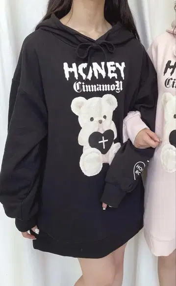 honey cinnamon 시나몬 후드티