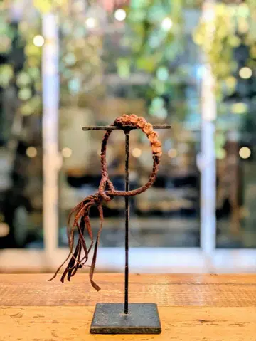 ShareSpirit 셰어스피릿 뱀뼈 가죽 프린지 팔찌