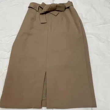N. 내추럴 뷰티 베이직 사이즈 M 베이지 타이트 스커트