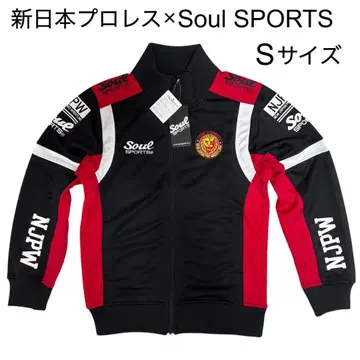 신일본 프로레슬링 Soul SPORTS NJPW 저지 블랙/레드 S