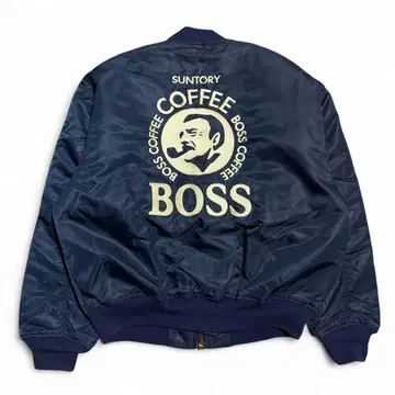 SUNTORY BOSS MA-1 NAVY 90s vintage