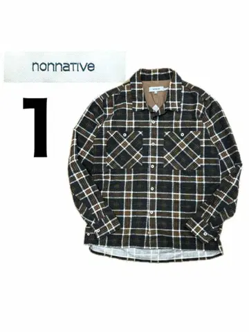 nonnative 논네이티브 체크 셔츠 플란넬 셔츠 1