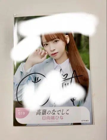 타카미네노 나데시코 생사진 친필 히나타 하타 히나