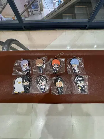 애니메이션 긴파치 선생님 러버 키링 9개 세트