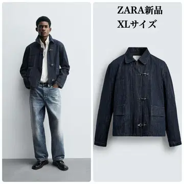 ZARA 토글 버튼 데님 자켓 XL 택 포함 새상품
