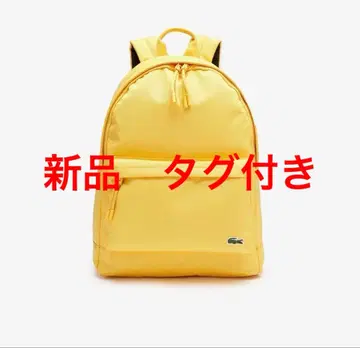 새상품 LACOSTE 백팩 택 포함 라코스테 옐로우 컬러