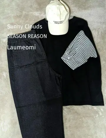 써니클라우드 베스셔츠 시즌 리 데님 Laumeomi 캡