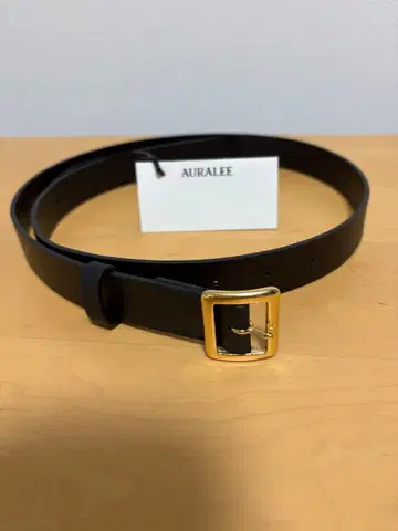 오라리 25 SQUARE BUCKLE BELT 블랙