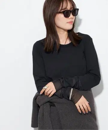 R'IAM Sheer Cuff 풀오버 plage