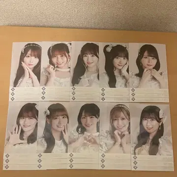 이코럽 브로마이드 보석 의상 풀컴프 사사키 마이카 노구치 이오리