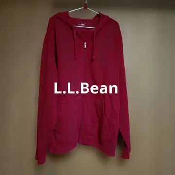 L.L.Bean 레드 집업 후드티 L TALL