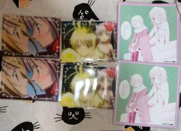 수호캐릭터 빌레반 유세 아뮤 클리어 카드 코스터