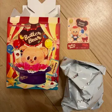 미개봉 새상품 Butter Bear 피규어 카드 포함