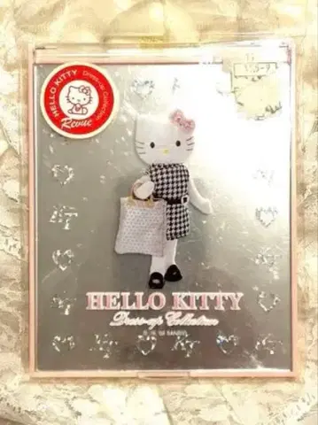 레어 키티 거울 발길이 드레스업 컬렉션 트위드 드레스