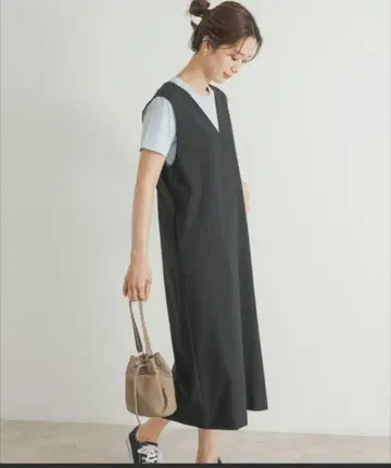 어반 리서치 도어스 오버롤 스커트 원피스