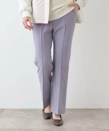 미사용 새상품 INDVI 워셔블 하이 스트레치 팬츠 스트레이트 팬츠 팬츠
