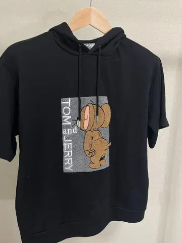 즉시 구매 OK! 톰과 제리 블랙 후드티 M