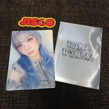 지수 HANA 포토 카드 스티커 팬미 팬미팅